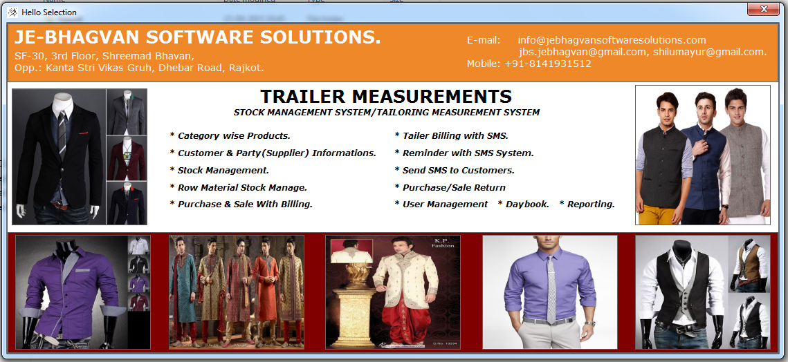 Tailoring Management System Software